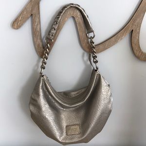 Vera Wang pebble silver shoulder Bag